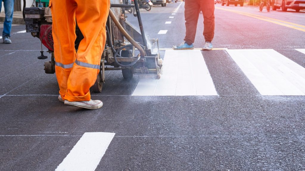 ออกแบบเส้นจราจร