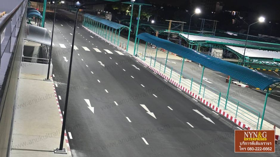 ตีเส้นจราจร แฟชั่น ไอส์แลนด์ 002